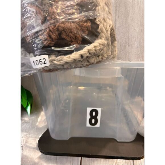 Handmade Crochet Granny Square Cardigan Neutral Brown - Picture 9 of 9